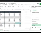 Bedingte Formatierung: Wenn Zelle nicht leer ist, wird die Zelle E11 hervorgehoben.