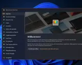 Microsoft PowerToys: Willkommensfenster mit Liste von Tools wie FancyZones, Awake und Farb-wähler. Optimiert die Windows-Oberfläche für Poweruser.