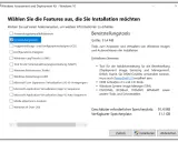 Auswahl von "Bereitstellungstools" für die Erstellung eines winpe iso. Enthält Tools für Imageverwaltung und Automatisierung.
