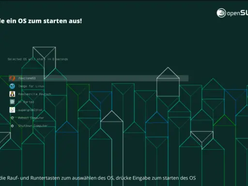 Bootmenü mit verschiedenen OS-Optionen, wie foxclone53 und Rescuezilla. Eine Ventoy Anleitung wäre hier hilfreich.