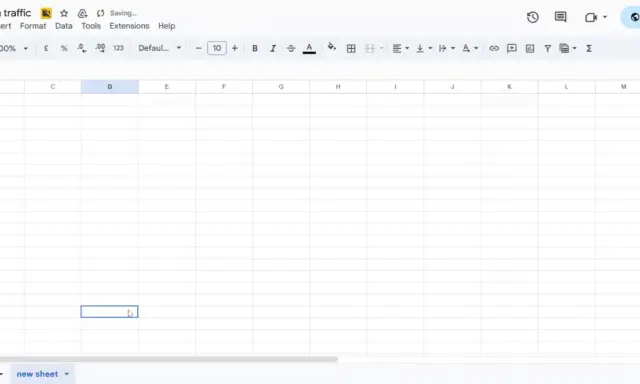 Leere Tabellenkalkulation, bereit für Daten. Hier kann man leicht den **excel wechseln** und neue Informationen eingeben.