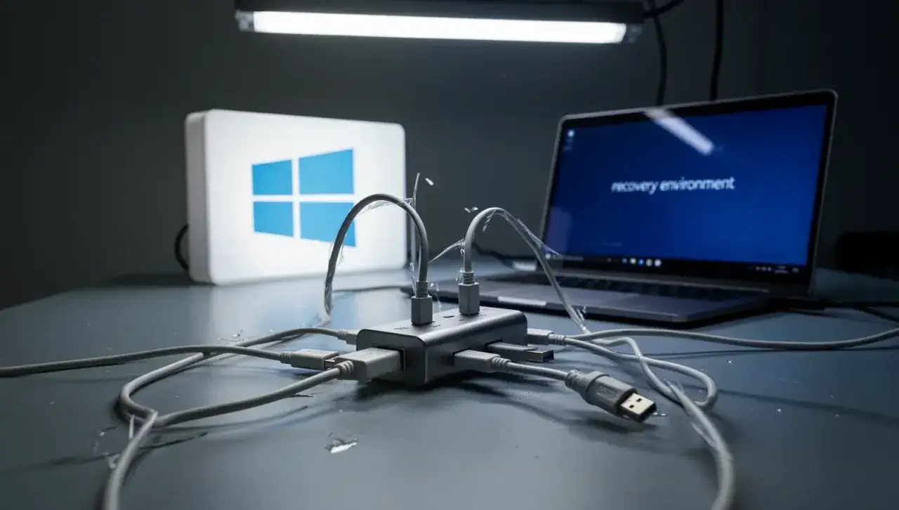 Vorbereitung für Windows 11 auf Tablet installieren: Laptop mit 