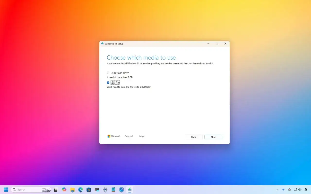Windows 11 Setup w&auml;hlt die Option 